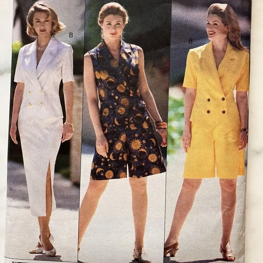 Butterick Pattern‎ 6846 Women’s Top Skirt & Shorts Size 12-14-16 Uncut